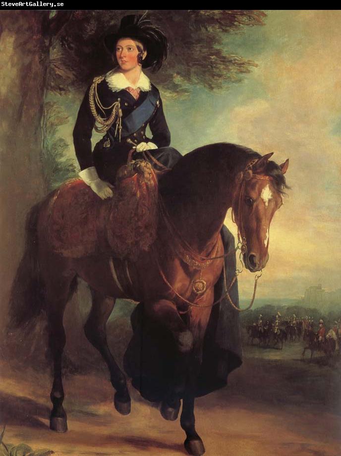 Francis Grant Portrait of Queen Victoria on Horseback